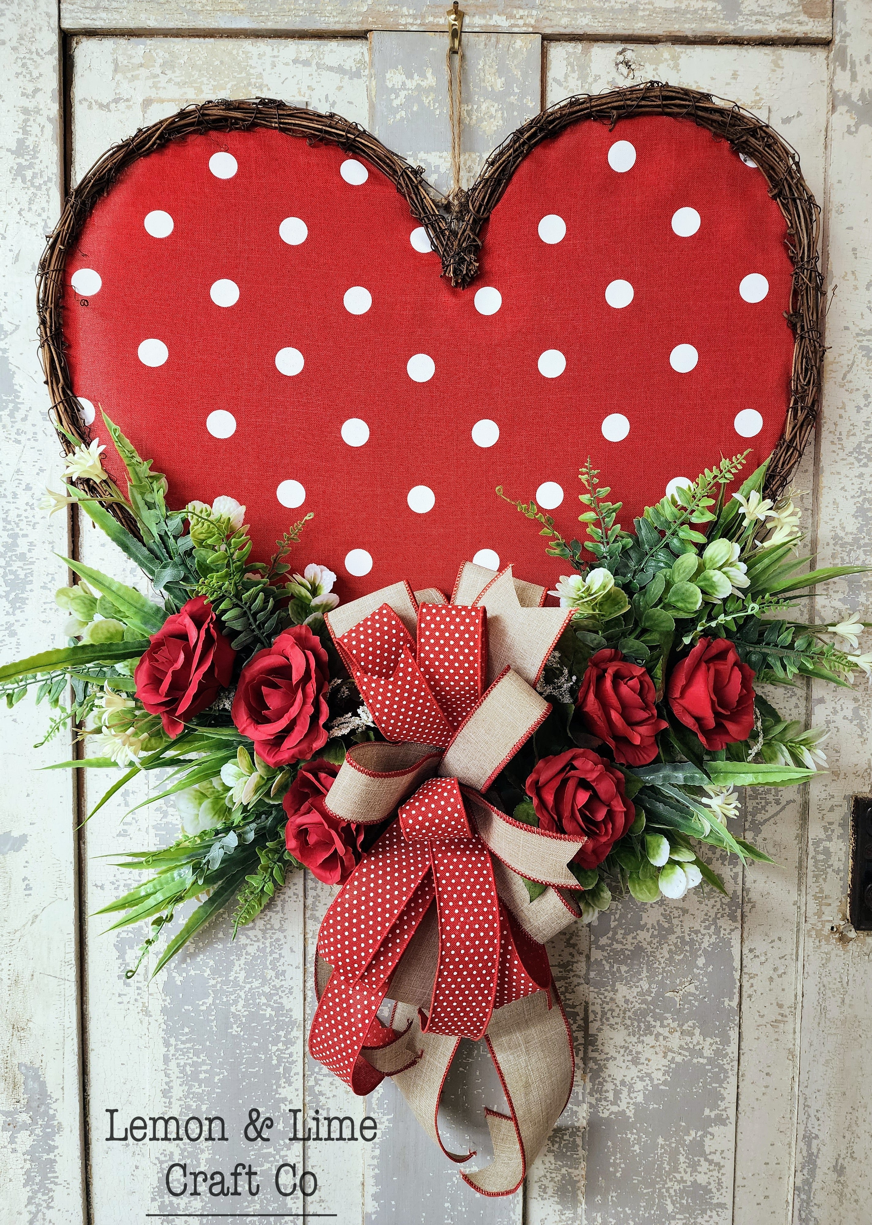 Grapevine Heart Doorhangers