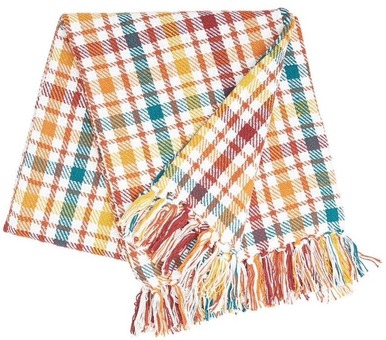 Fall Harvest Radley Plaid Throw
