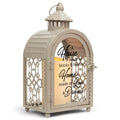 A Home is Made of Bricks and Beams Lantern