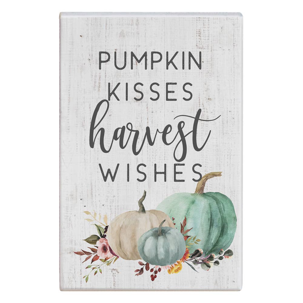 Pumpkin Kisses Harvest Wishes - Small Talk Rectangle