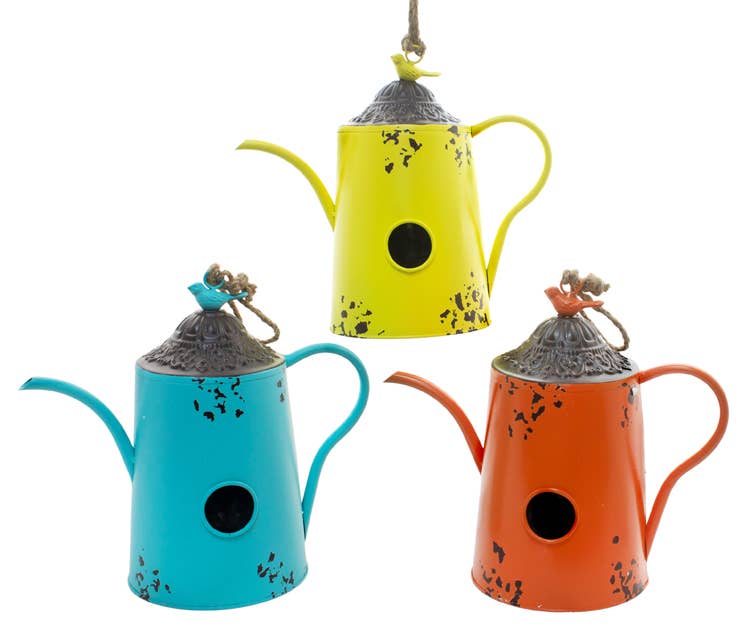 Watering Can Birdhouses