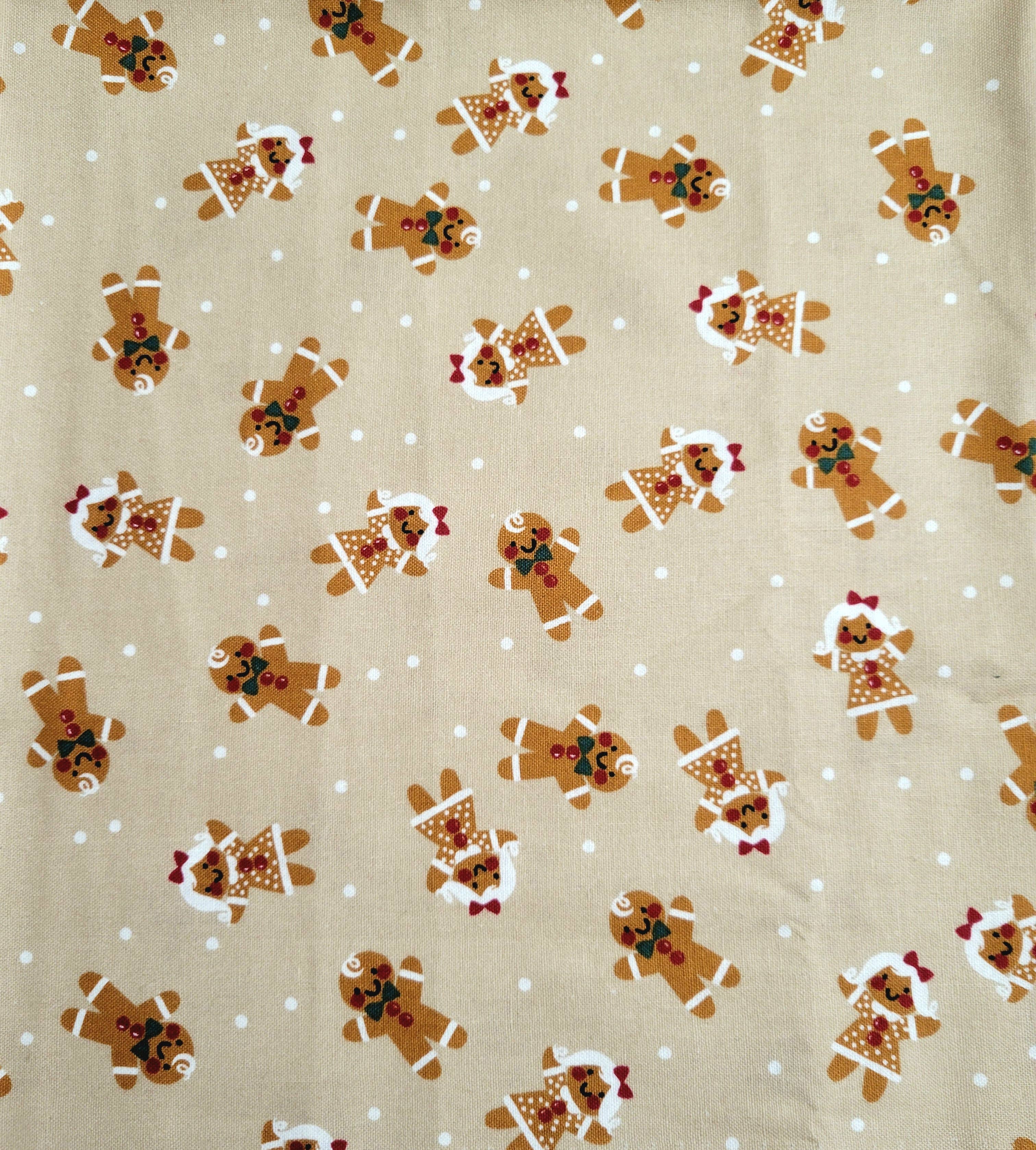 Tan Gingerbread Cookies Padded Bowl