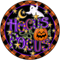 18" Wood Round - Hocus Pocus