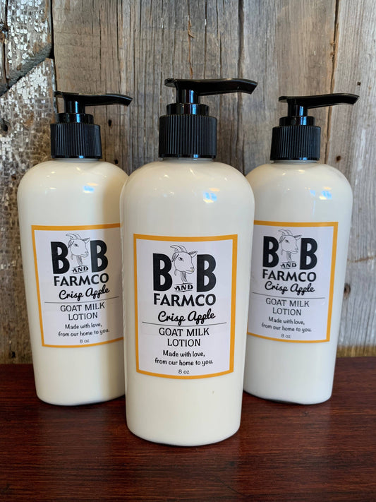 Crisp Apple Goat Milk Lotion - 8 oz.