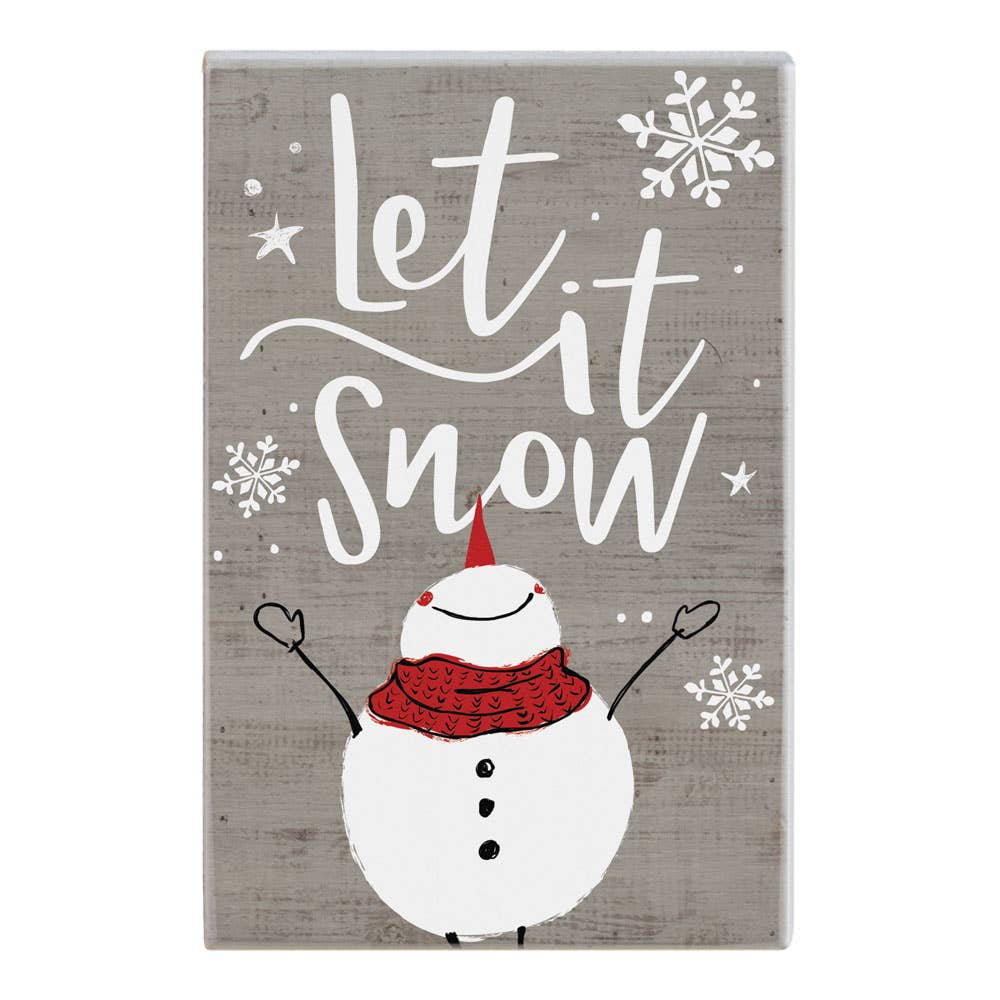 Let It Snow - Small Talk Rectangle