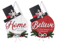 Wood Christmas Tophat Door Hanger/Wall Sign *50% OFF*