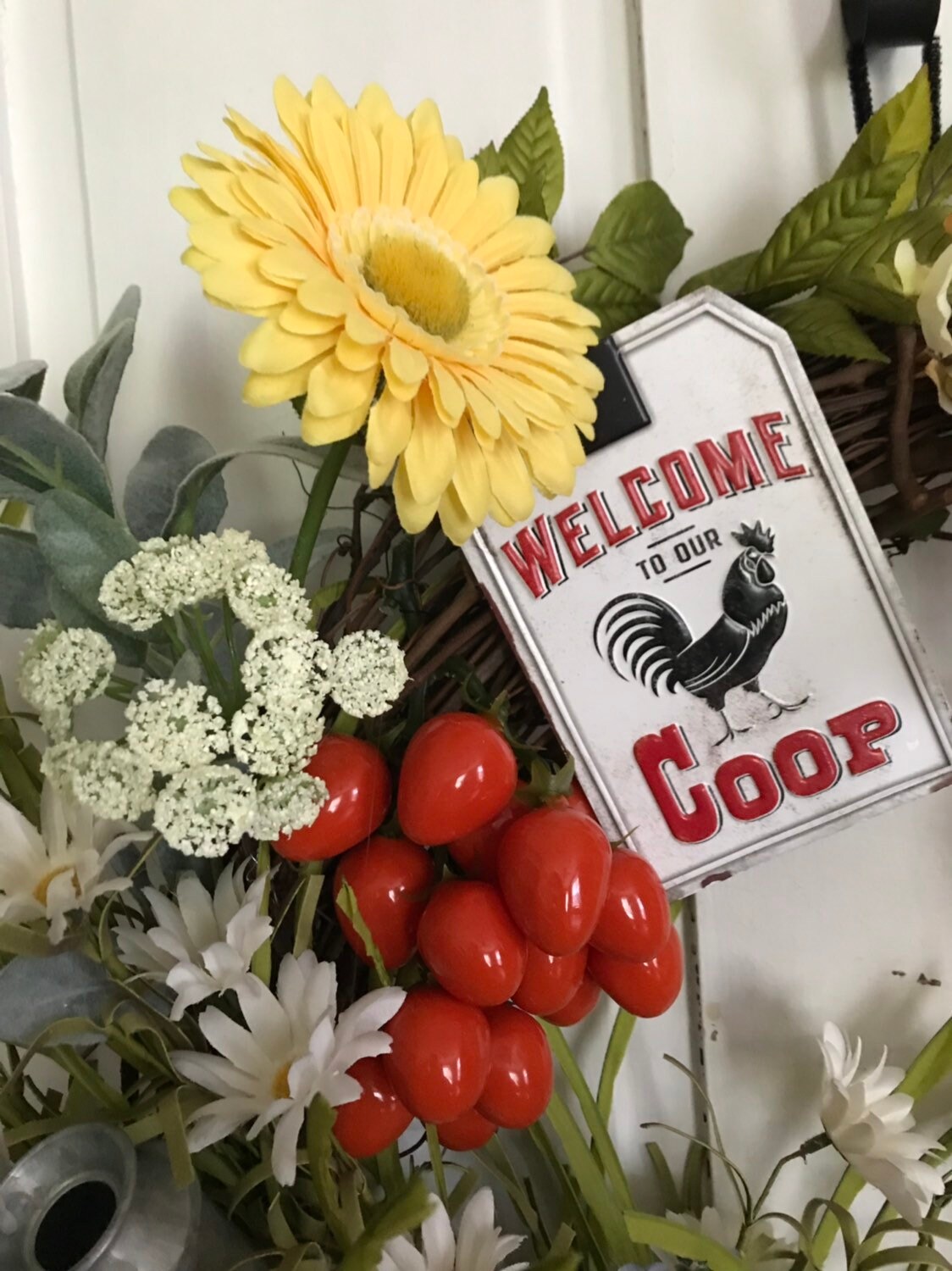 Chicken Coop Farmhouse Wreath
