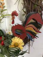 Chicken Coop Farmhouse Wreath