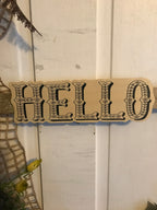 Spring or Summer Lathe Window Doorhanger