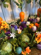 Large Easter Bunny Garden Tablescape