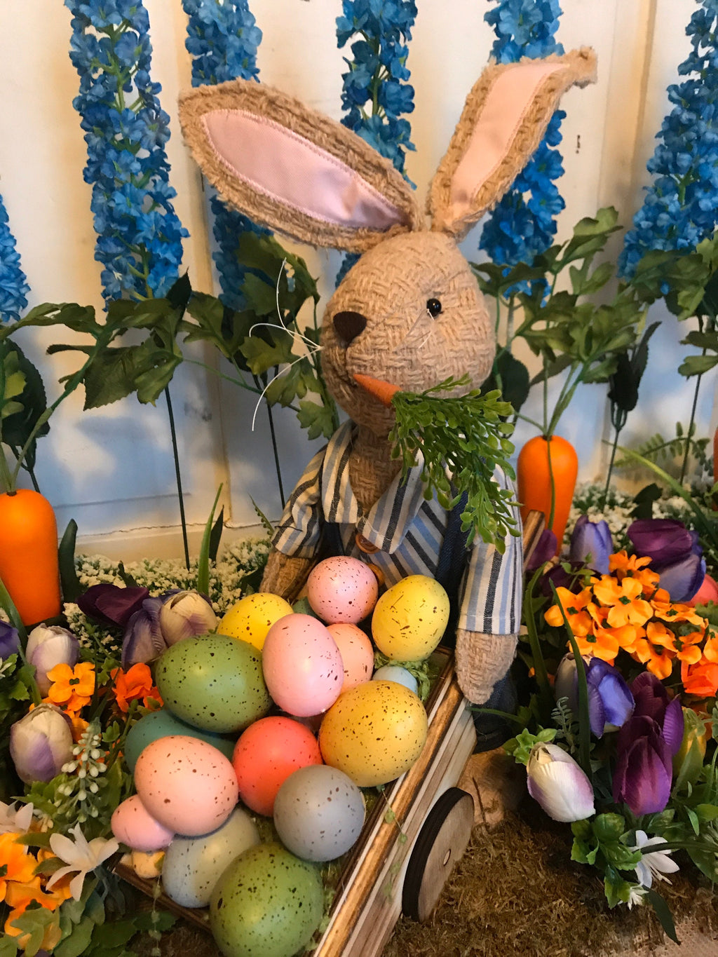 Large Easter Bunny Garden Tablescape