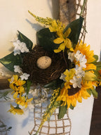 Spring or Summer Lathe Window Doorhanger