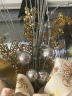 Silver and Gold Nutcracker
