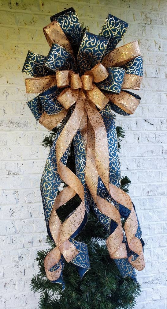 Christmas Tree Topper Bows