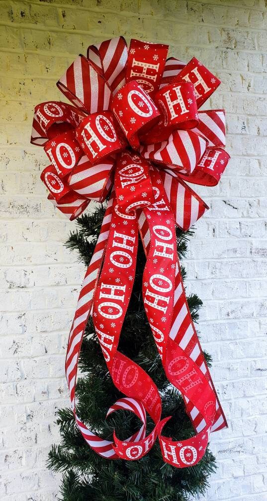 Christmas Tree Topper Bows