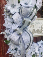 Sparkling Silver Winter Grapevine Wreath *50% OFF*