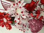 Valentine Leopard Gnome Grapevine Wreath