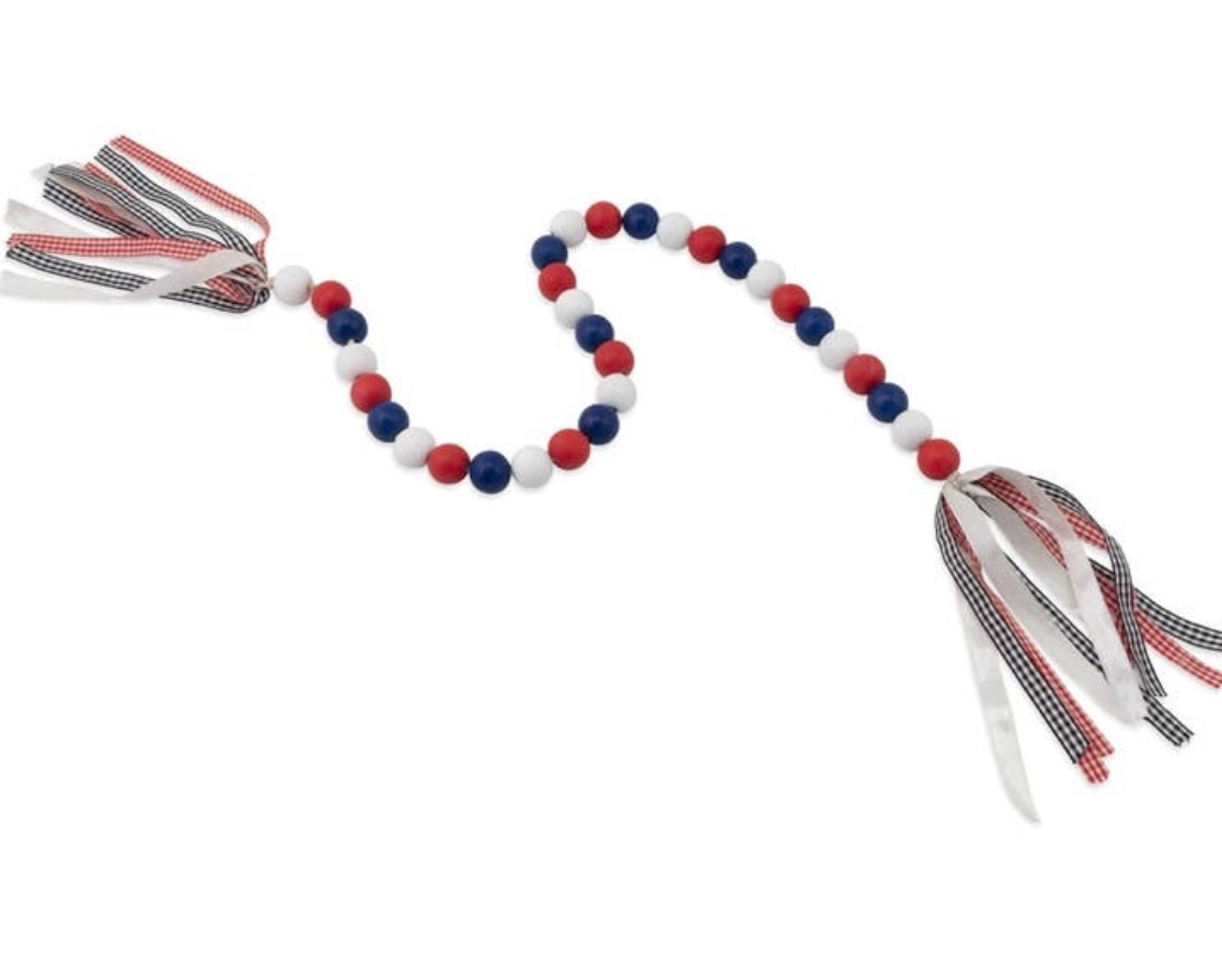 Patriotic Bead Garland