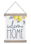 Welcome Home Lemon - Hanging Canvas