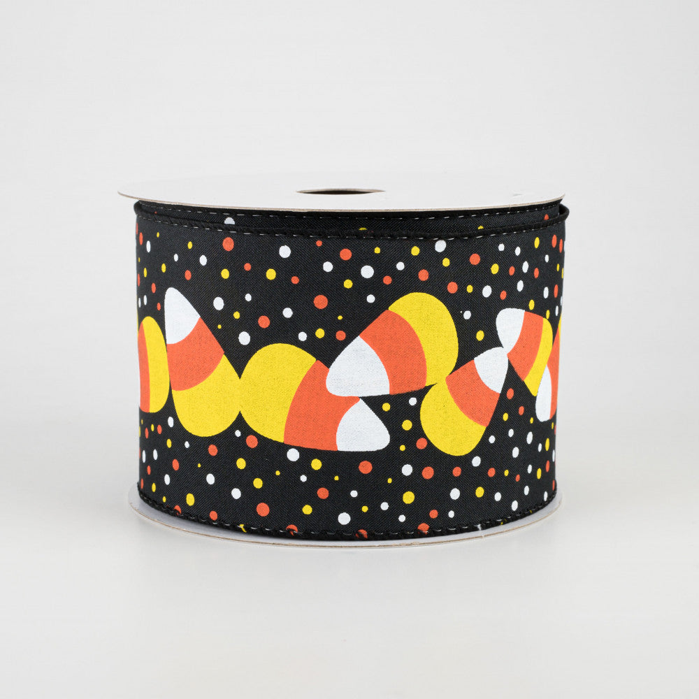 Candy Corn Satin Ribbon