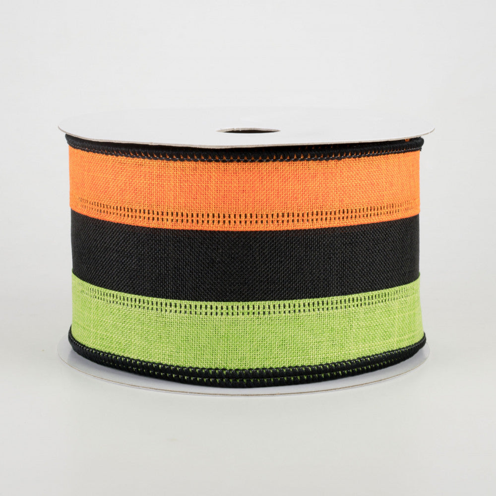 Tricolor Striped Ribbon