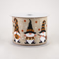 Linen Halloween Gnomes Ribbon