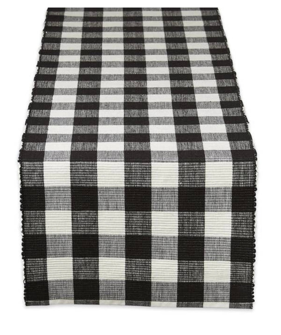 Farmhouse Buffalo Check Table Runner