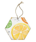 Fruit Lemon - Honeycomb Ornaments