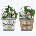 Wood Bucket Shaped Wall Sign *50% OFF*