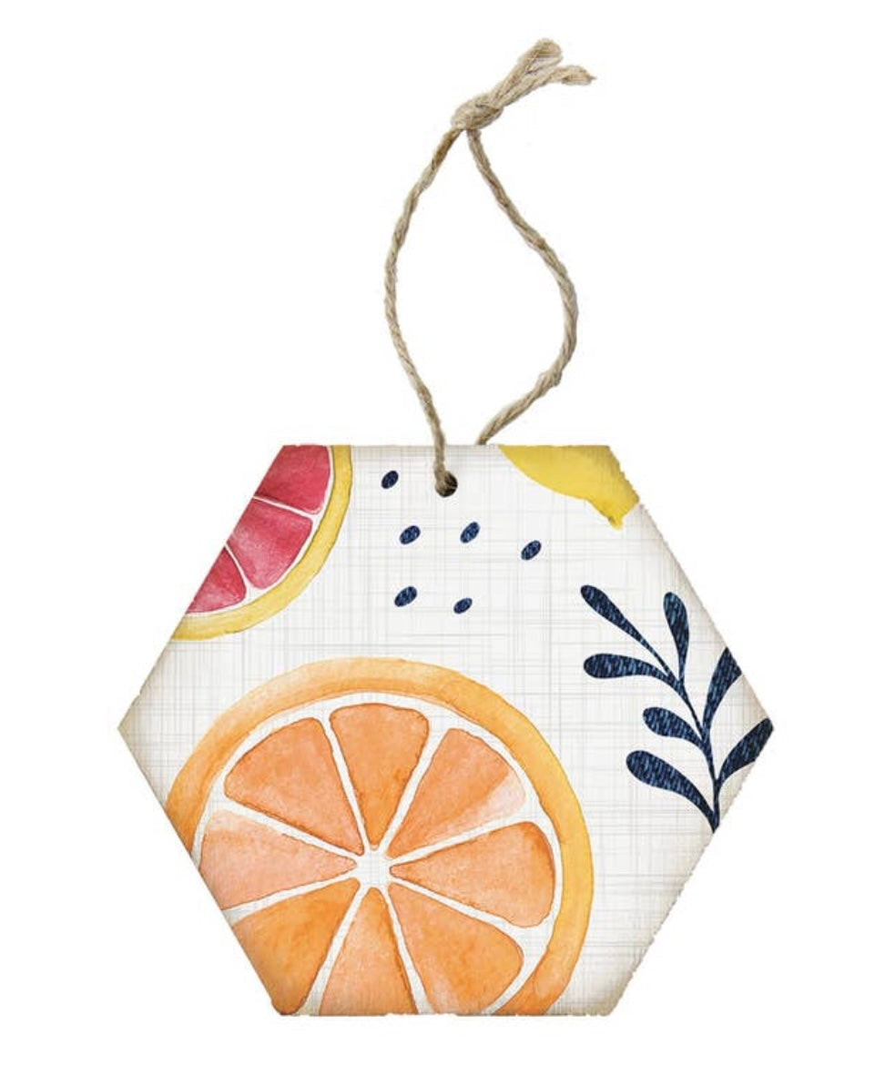 Fruit Orange - Honeycomb Ornaments