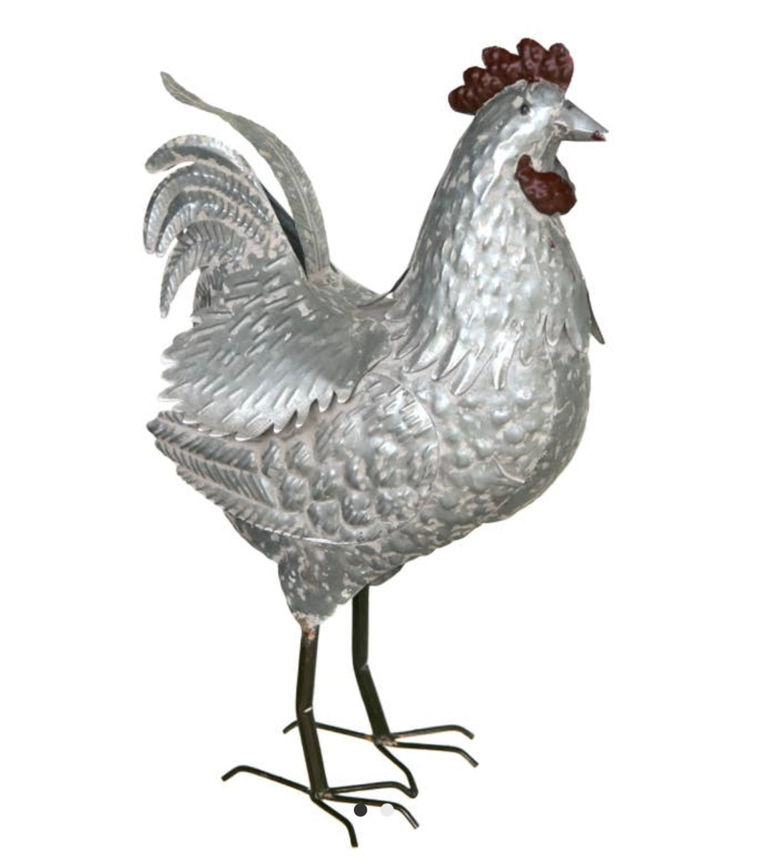 Tin Rooster/Hen