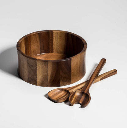 Large Salad Bowl with Servers