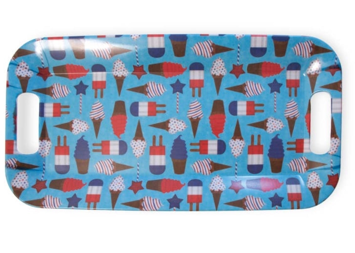 Patriotic Treats USA Melamine Tray