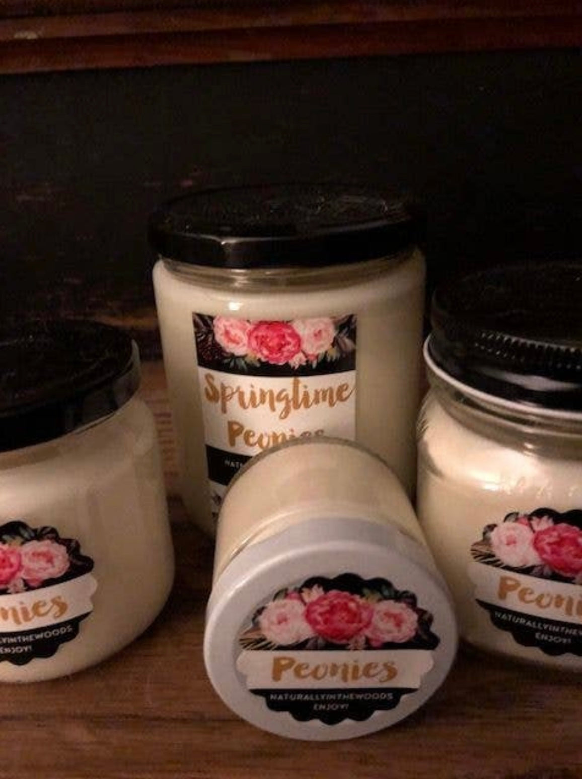 Springtime Peonies Pure Soy Candle