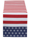 Stars & Stripes Jacquard Table Runner