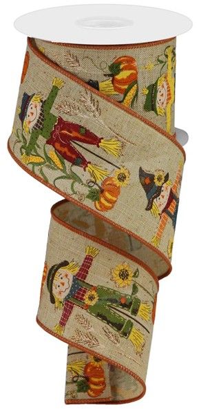 Glitter Scarecrows Ribbon