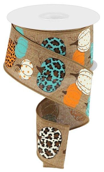 Leopard Pumpkin Ribbon